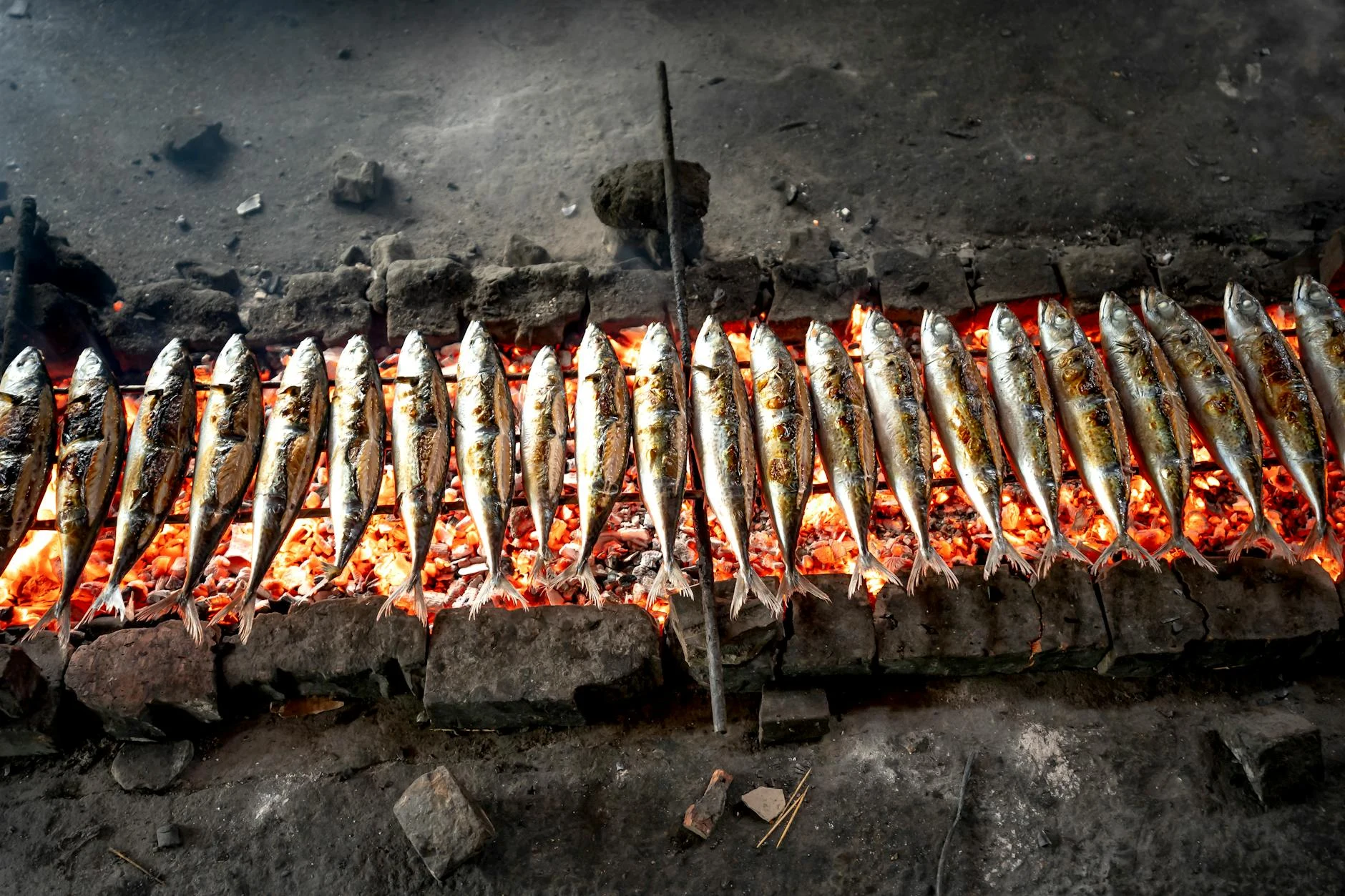 Charcoal-Grilled Fish