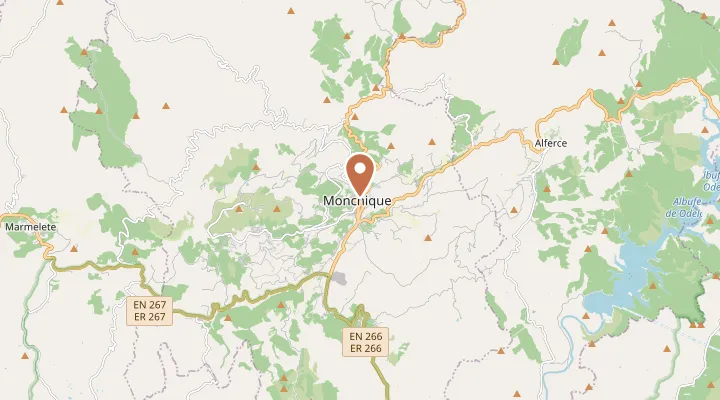Map showing the location of Monchique